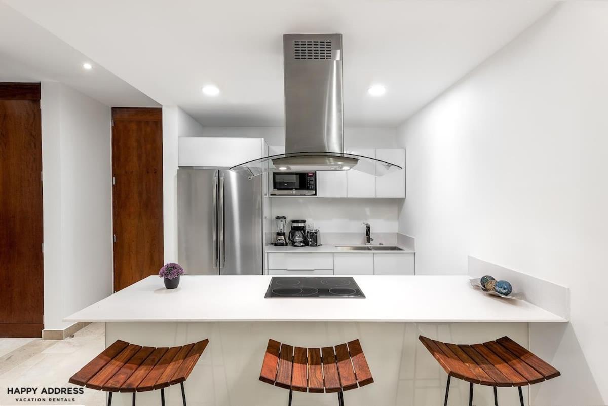 Trendy 1 Bedroom Apartment In Cruz Con Mar Brand New Building 신데 델 카르멘 외부 사진